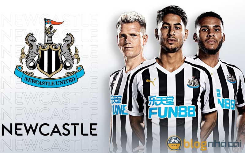 Fun88 xuất hiện trên áo đấu của CLB Newcastle United